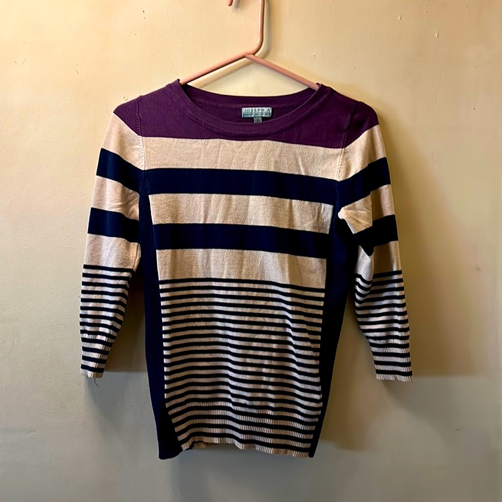 Maroon and Navy Blue Sweater